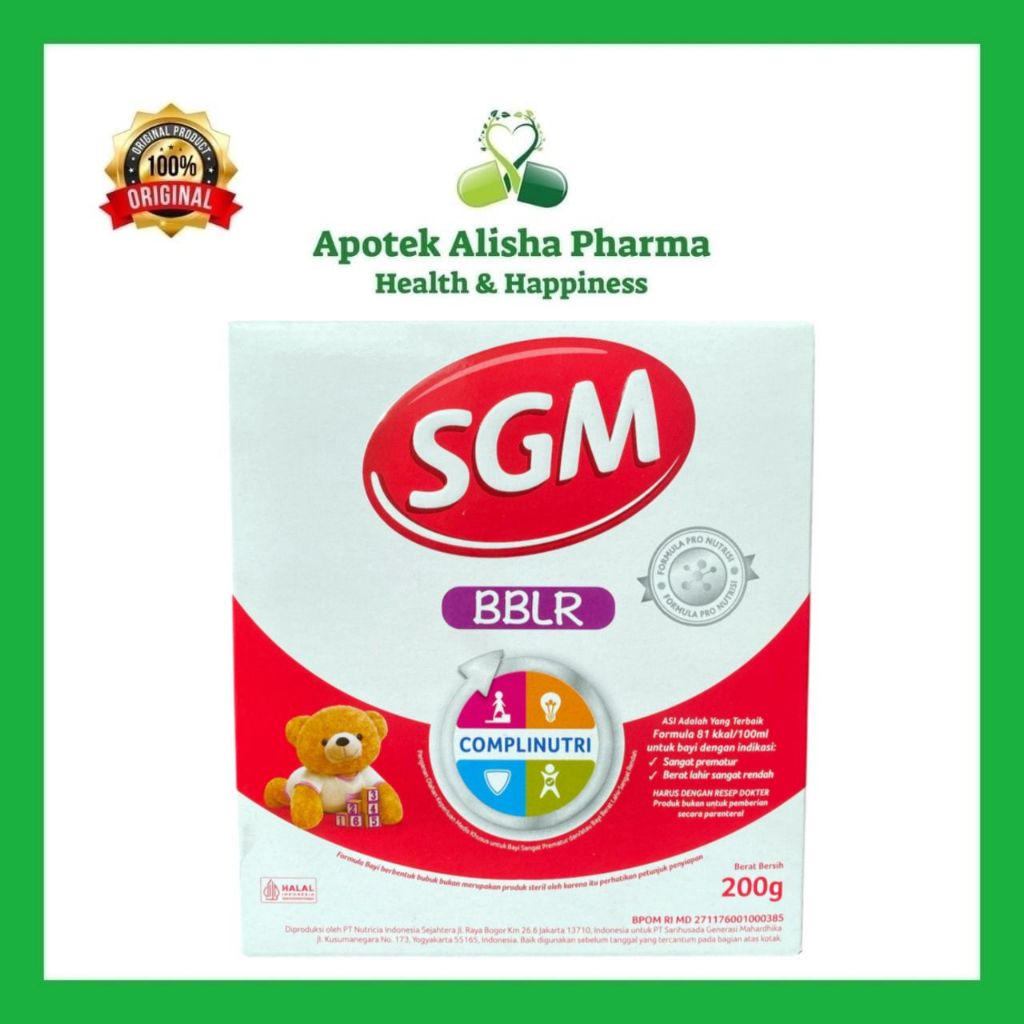 SGM BBLR 200gr Susu Formula Bayi Prematur 0-6 Bulan