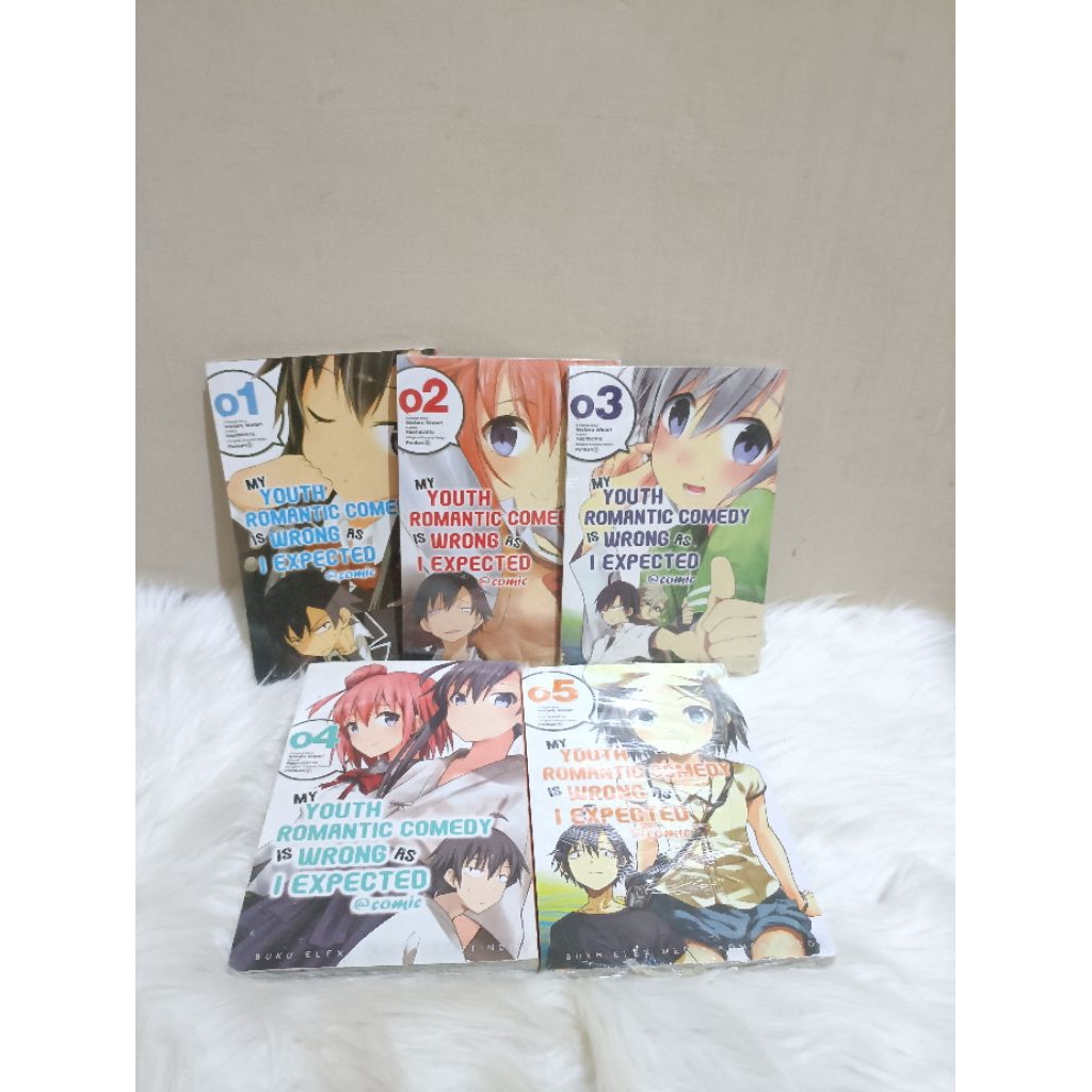 Komik My Youth Romantic Comedy is Wrong as I expected Wataru Watari 1-5 Original Asli