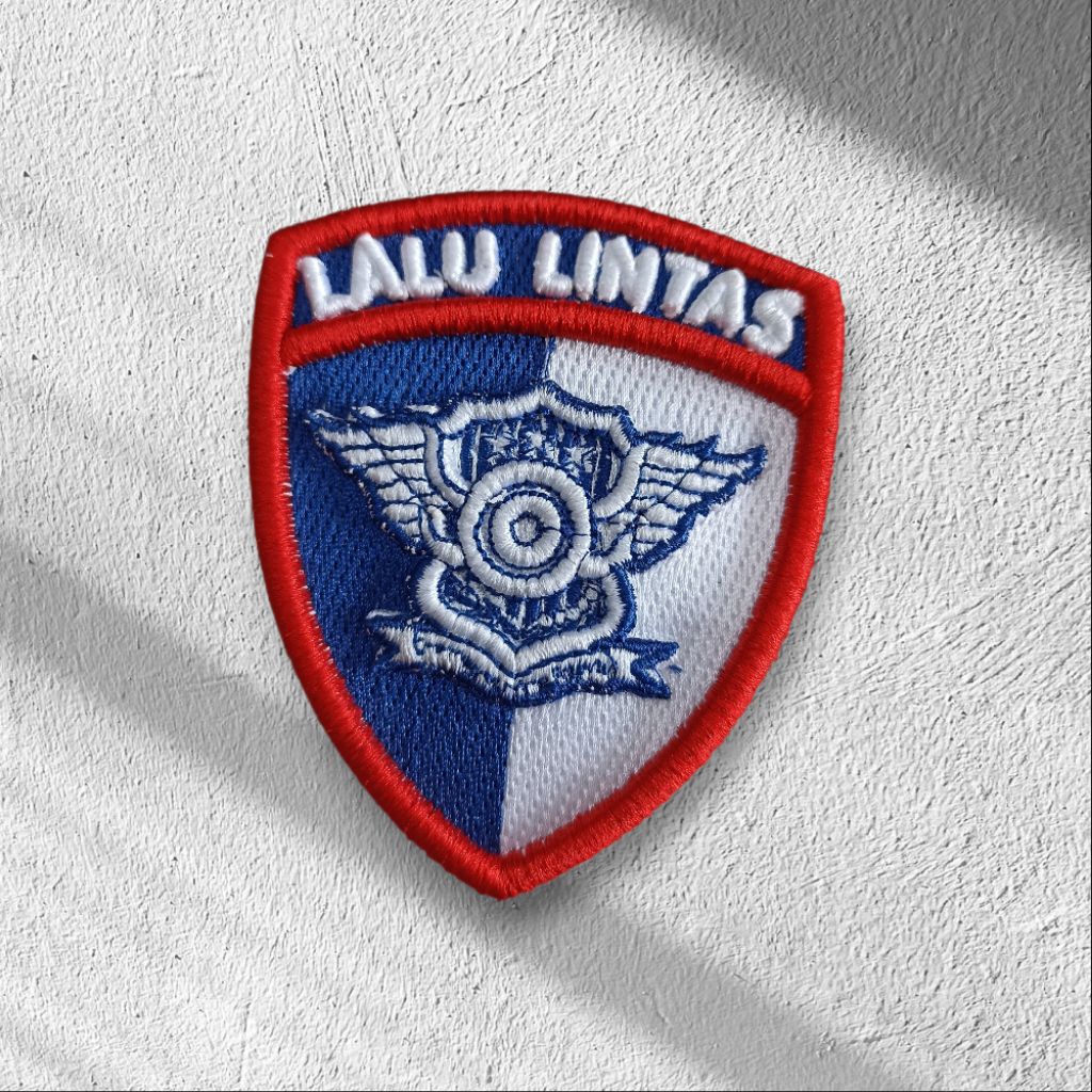 LOGO LANTAS & WING LANTAS BORDIR TIMBUL