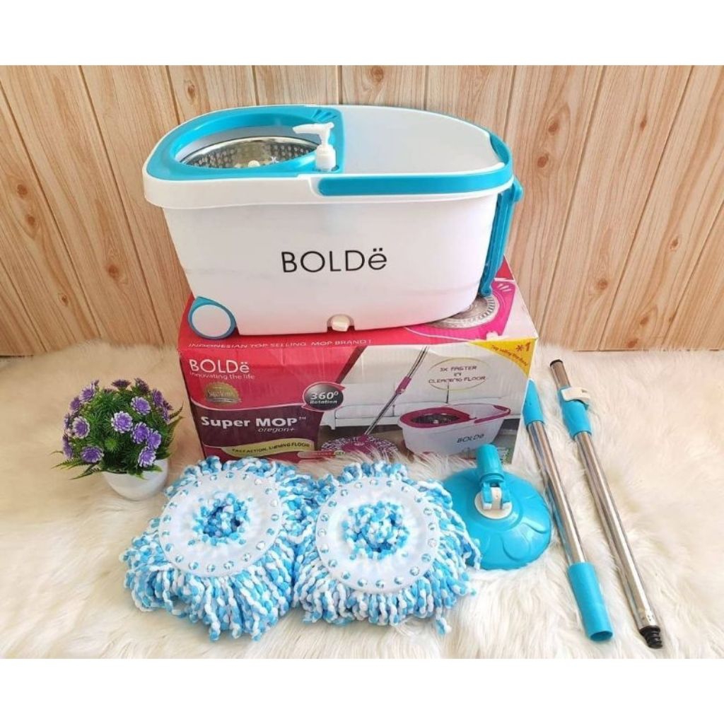 BOLDE Pel lantai super mop oregan+ / super mops / spin mop/ alat pel / bolde oregan / BOLDE / PEL BO