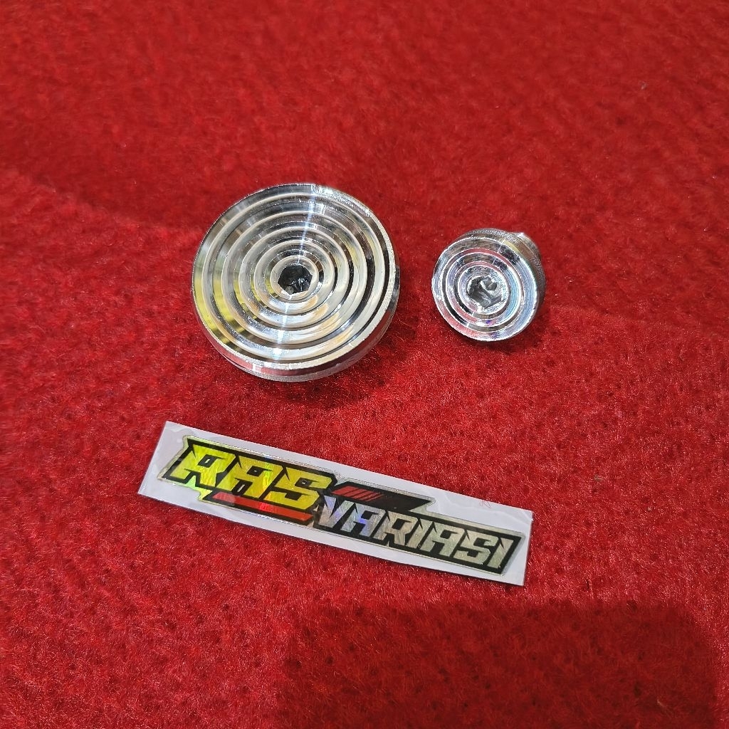 Baut Tutup Koin Magnet Bak Kiri Yamaha Jupiter z Vega R Jupiter MX Vixion Scorpio Bahan Aluminium Mo