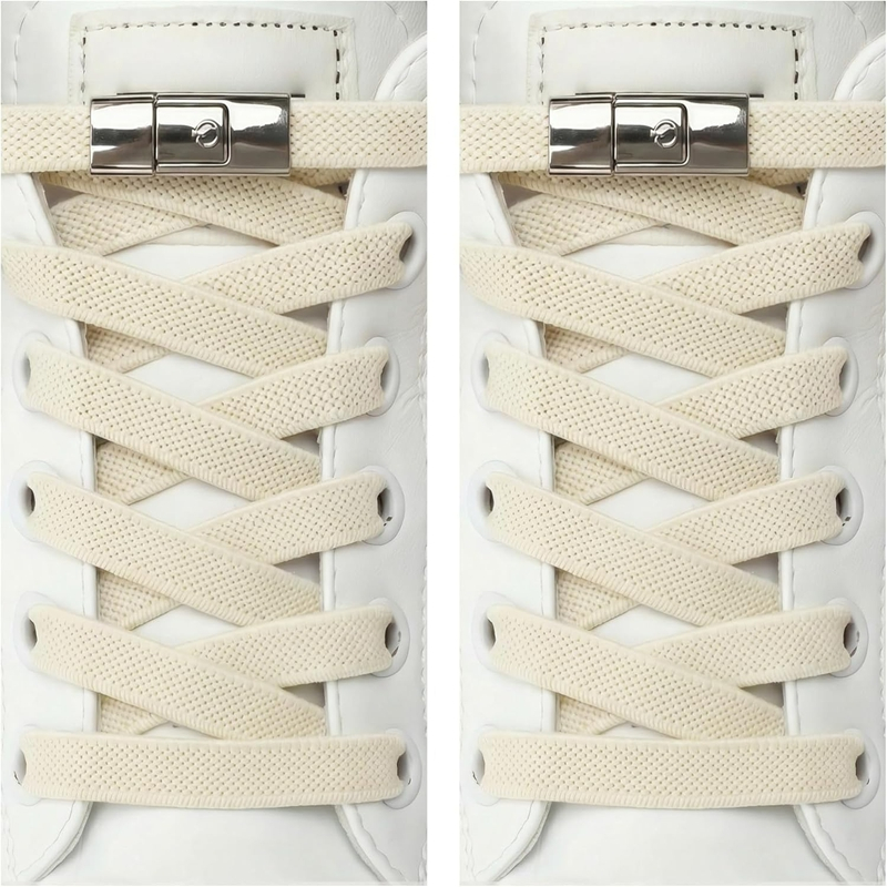 Tali Sepatu Tanpa Ikatan untuk Dewasa 2 Pasang Tali Sepatu Elastis Tanpa Ikatan untuk Sepatu Sneaker