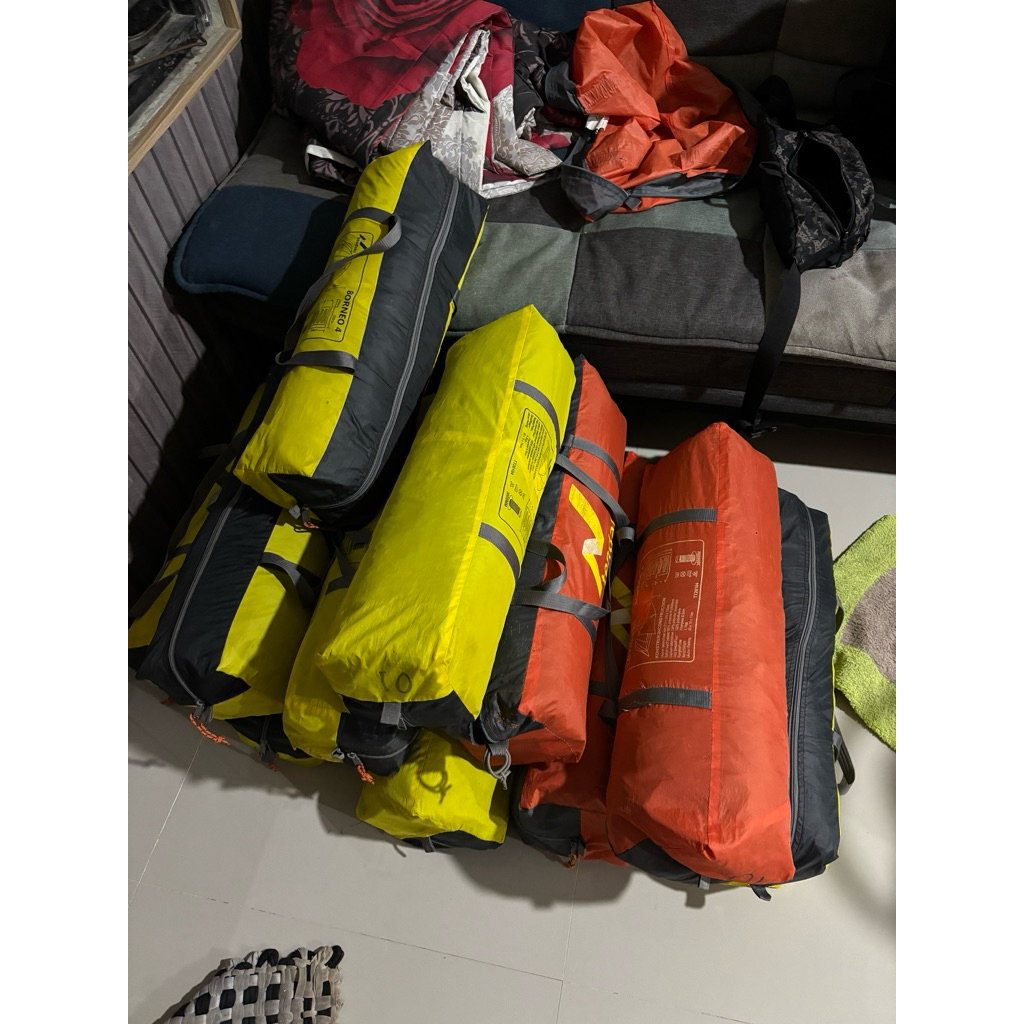 TENDA BEKAS SECOND TENDAKI BORNEO 4 ORANGE ORIGINAL