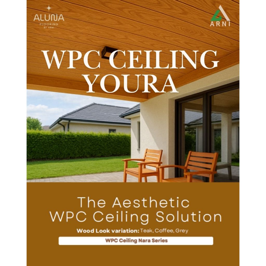 PLAFON WPC YOURA CEILING SERIES | Atap Atap Rumah WPC| CEILING Plafon Motif Wood | Dekorasi Rumah |