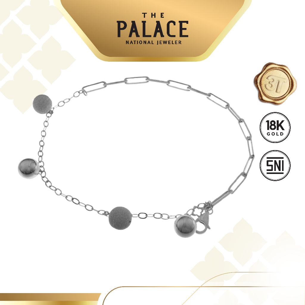 The Palace Bracelet / Gelang Pompom White