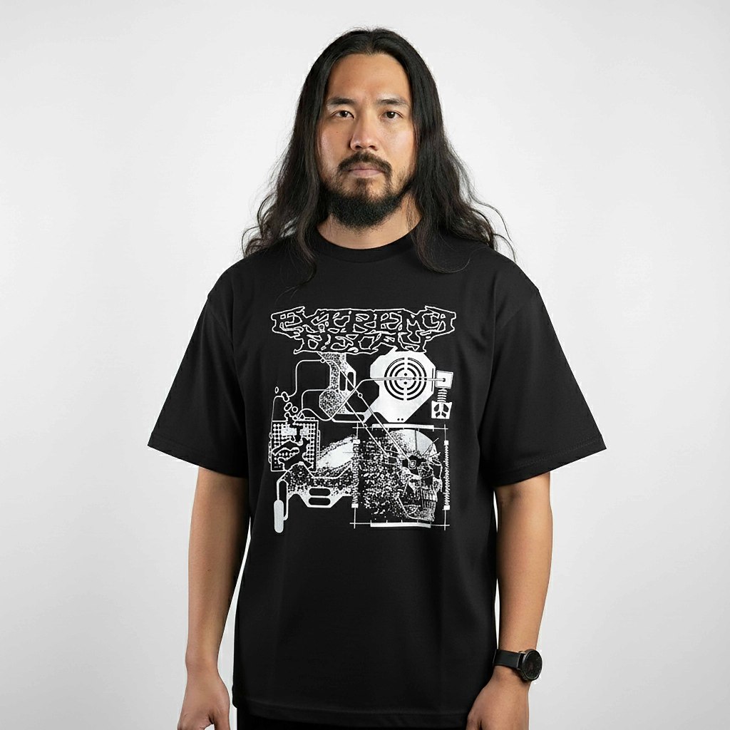 ORIGINAL T SHIRT EXTREME DECAY - DEKOMPOSER || RELEASE BY SAVIOR MERCHANDISE