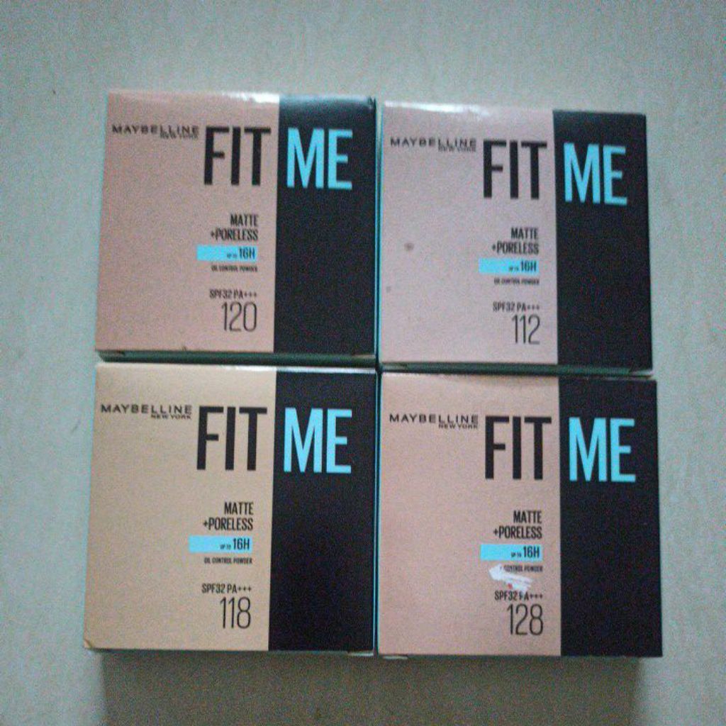 ready bedak padat fit me maybelline