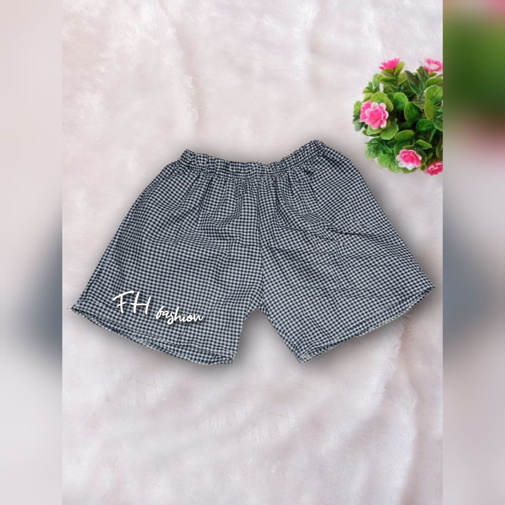 Celana Koprat Kapret / Celana pendek wanita / celana pendek kotak kotak wanita pria / celana pendek 