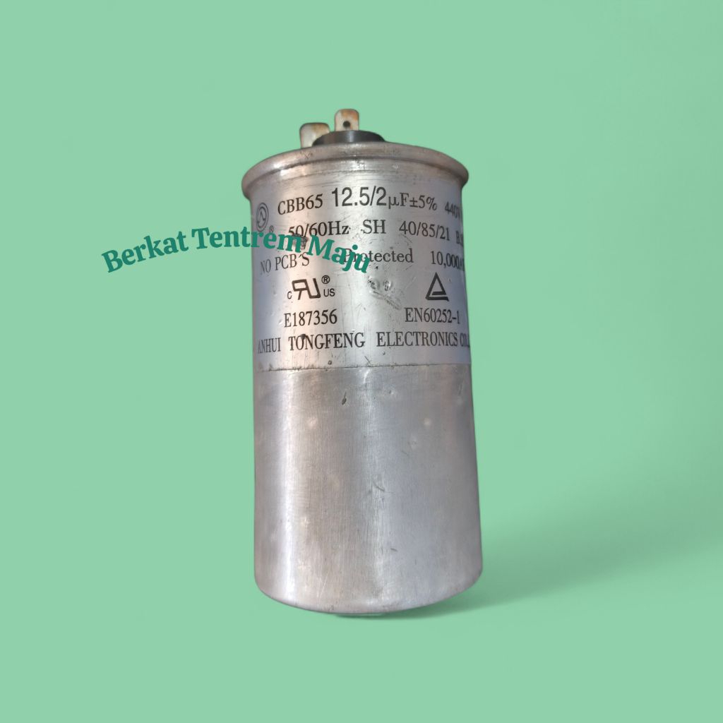 Capasitor AC 12,5+2uf Original Panasonic copotan