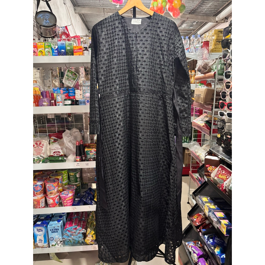 PL GAMIS BROKAT HITAM