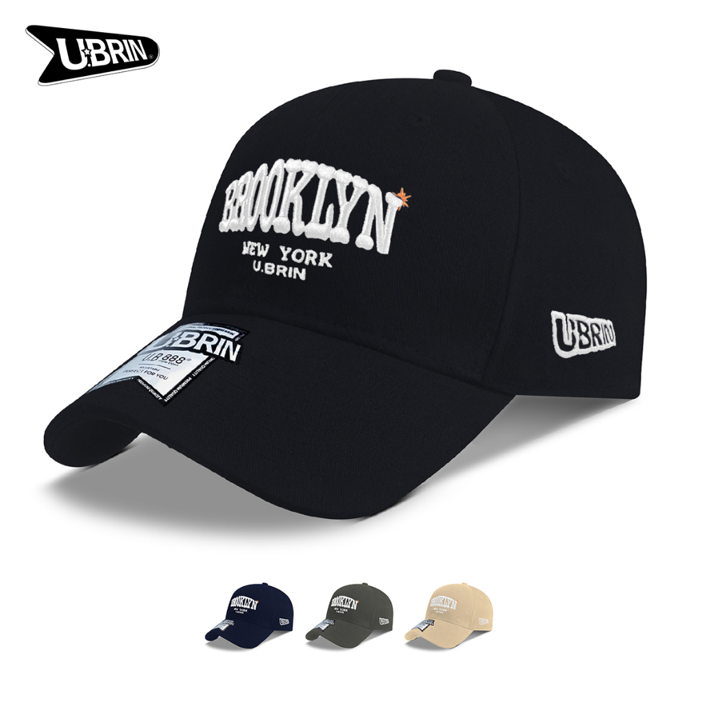 U.BRIN Topi Baseball UB8027 Original BROOKLYN Modern UBRIN Hat Cap Casual Distro Fashion Dewasa