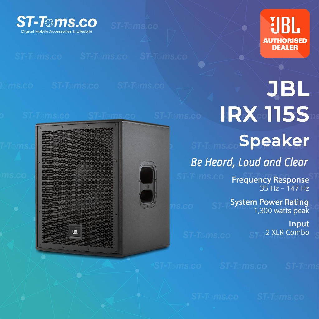 JBL IRX115S / IRX 115S 15-inch Powered Subwoofer active Speaker