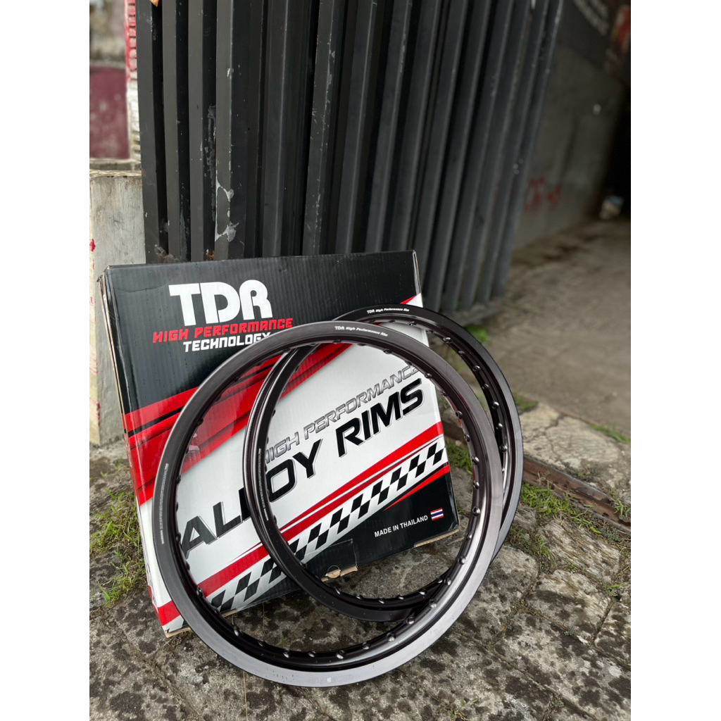 Velg TDR Titanium / Grey ukuran 160 dan 185 sepasang