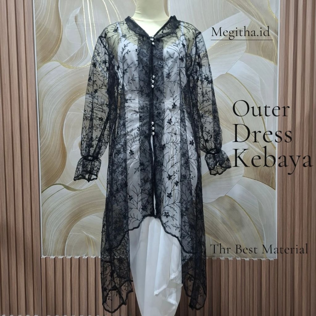 Outer Brukat Cardigan | Outer Brukat Dress | Outer Brukat Kondangan Wanita Atasan Rok Lilit By Megit