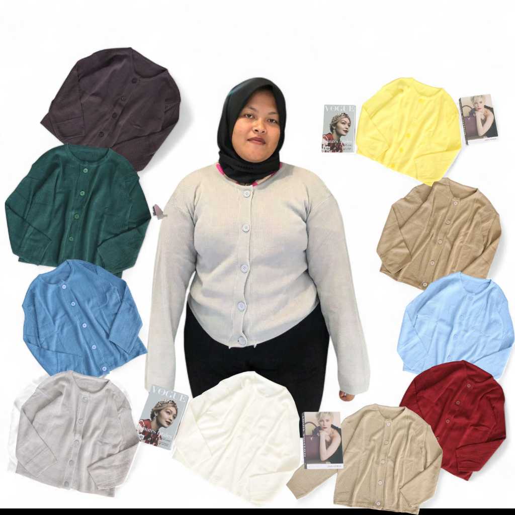 Cardigan Oversize Wanita | Jumbo Ld 120cm-130cm Viral