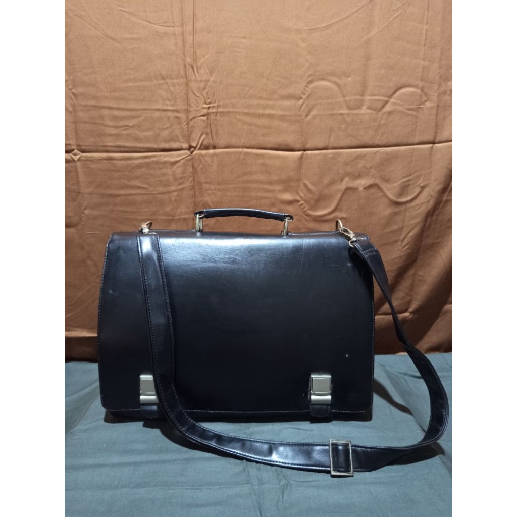 Tas Kerja Tas Laptop Kulit Asli second ori