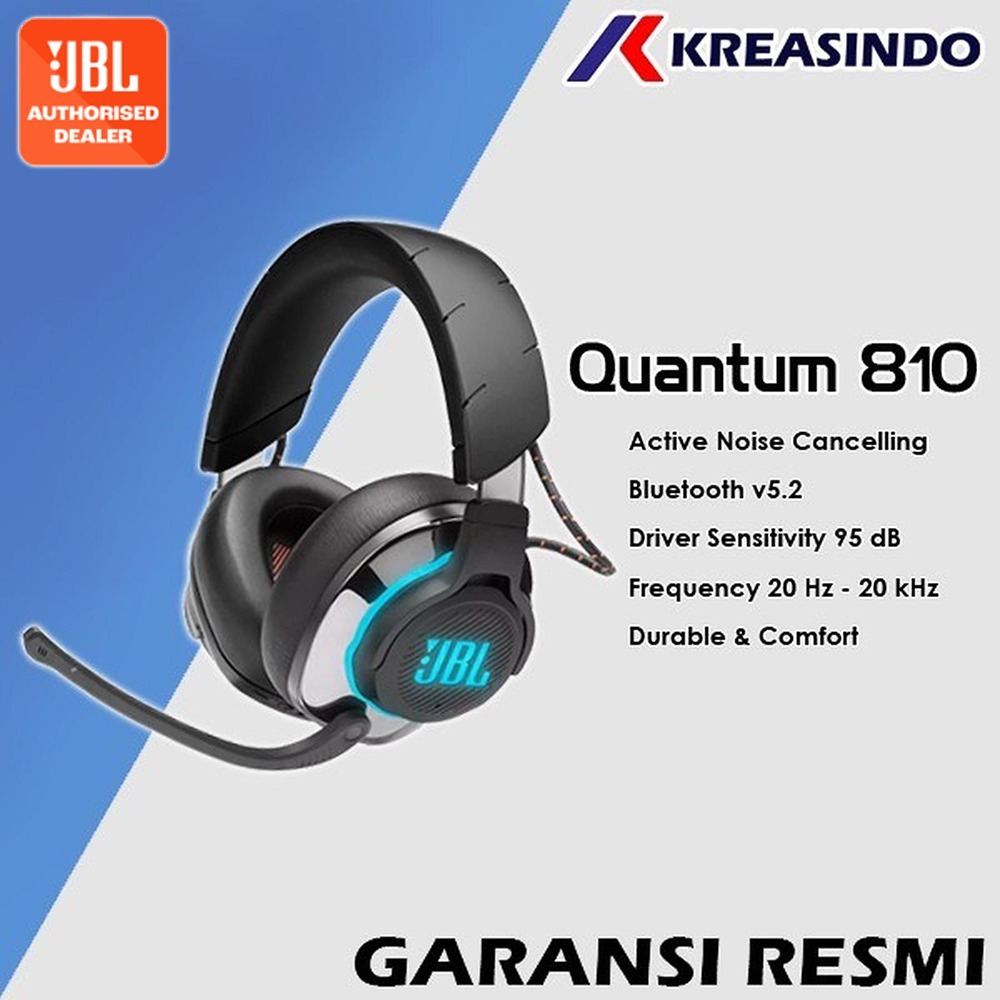 JBL Quantum 810 / Q810 Wireless Bluetooth Headphone ANC Gaming Original