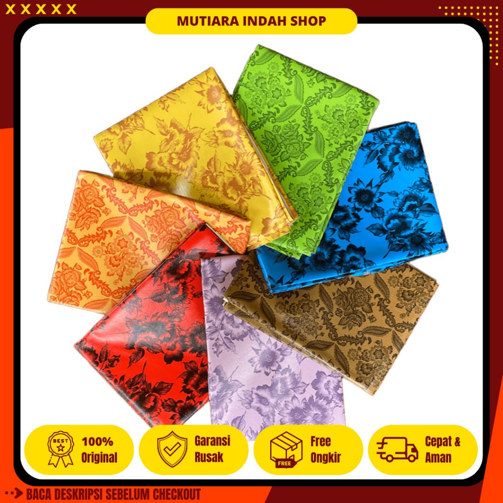 Perlak 2 Meter Polos/Motif Bunga, Perlak Bayi atau Alas Ompol Bayi, Perlak Ibu Melahirkan, Perlak La