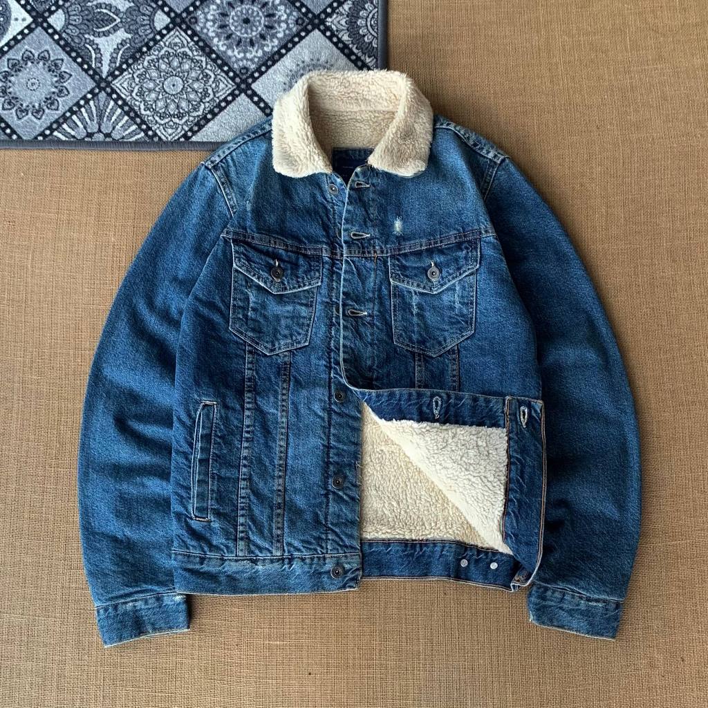 jaket Zara Man Denim size S-M 100% original 050226H