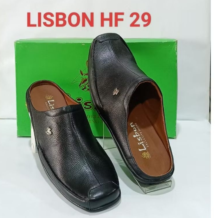 Sandal Bustong Kulit Asli Lisbon Hf29