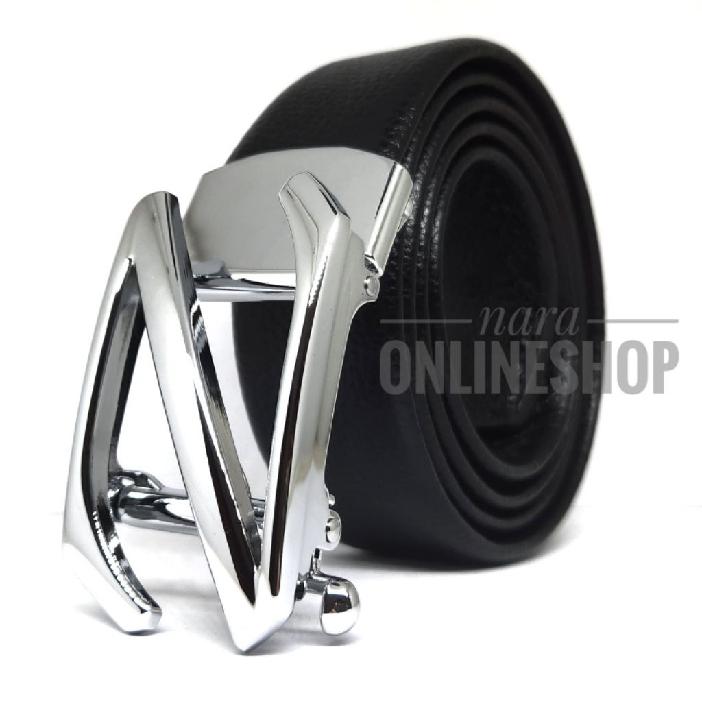 Gesper ikat pinggang pria model rel huruf Z