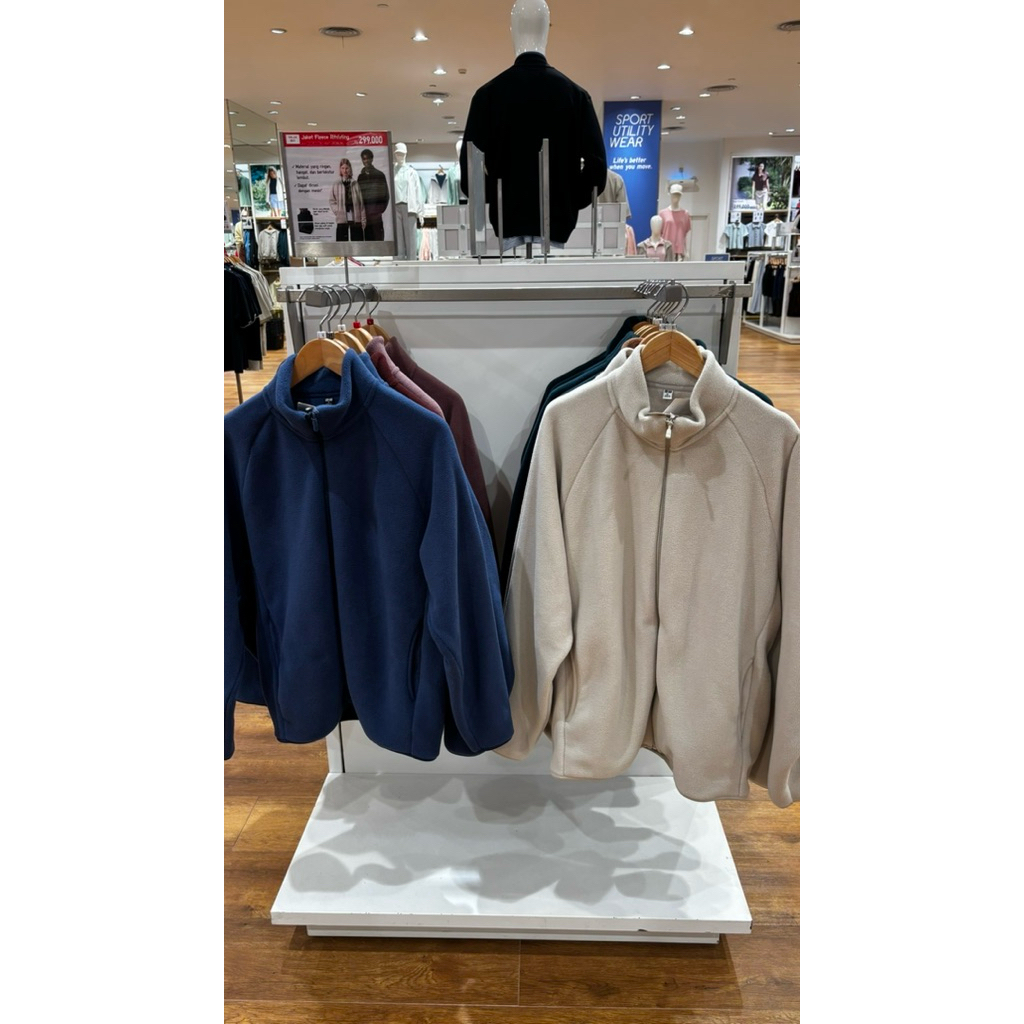 SALE JAKET FLEECE PRIA UNIQLO ORIGINAL JASTIP