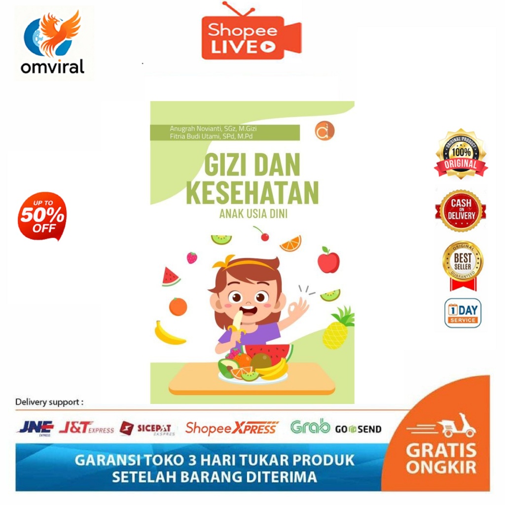 [OV125] Buku Gizi dan Kesehatan Anak Usia Dini deepublish