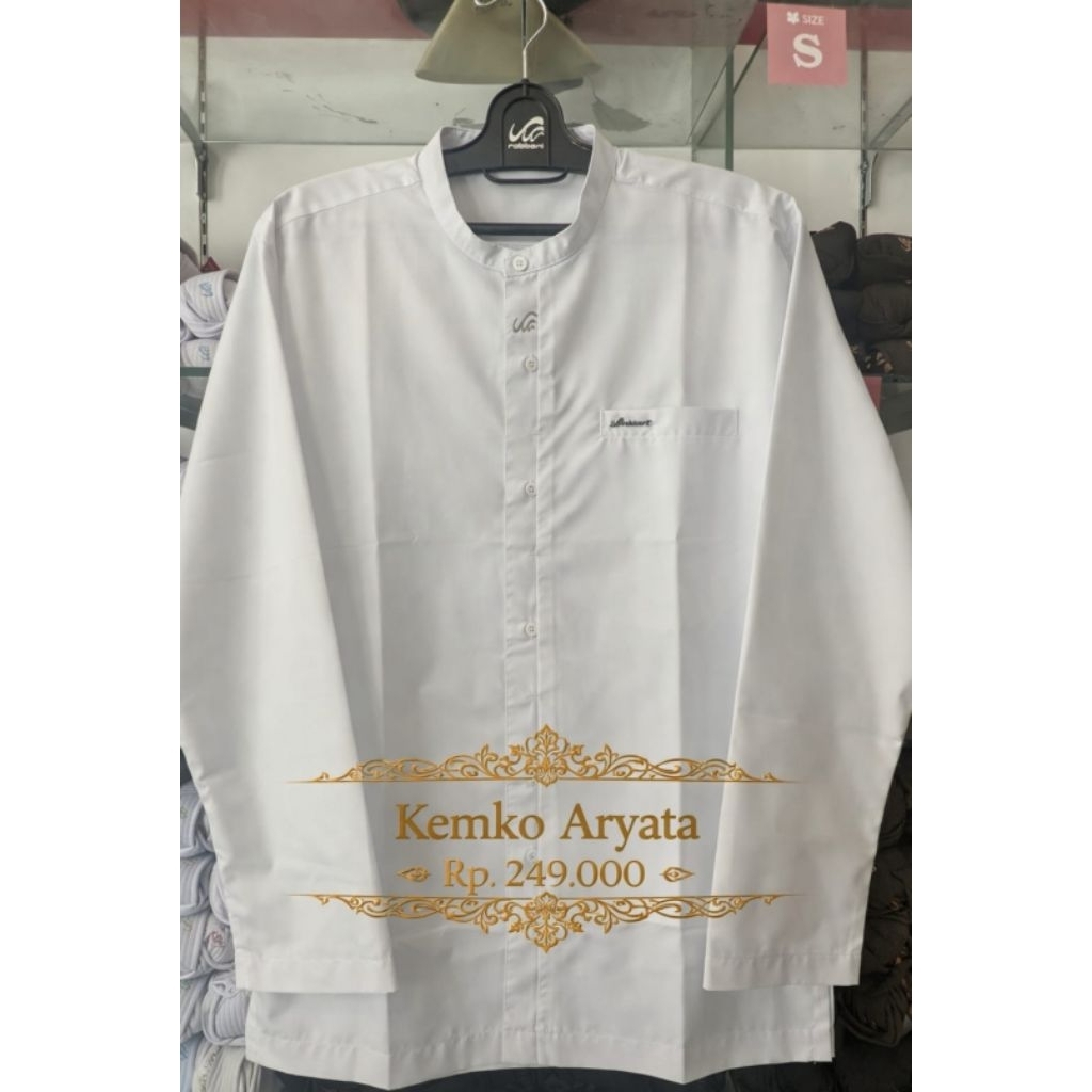 Rabbani - Kemko Aryata Putih | Kemko Putih Rabbani Ori | Baju Koko Putih