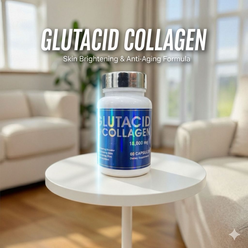 Glutacid collagen whitening booster - pemutih seluruh badan isi 60 kapsul