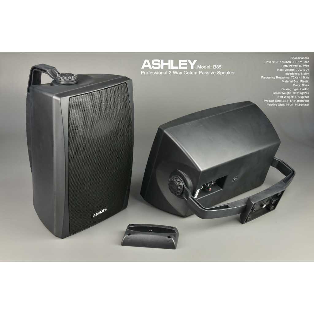 Speaker Pasif Ashley b85 Ashley B85 Wall Speaker 2 PCS Original