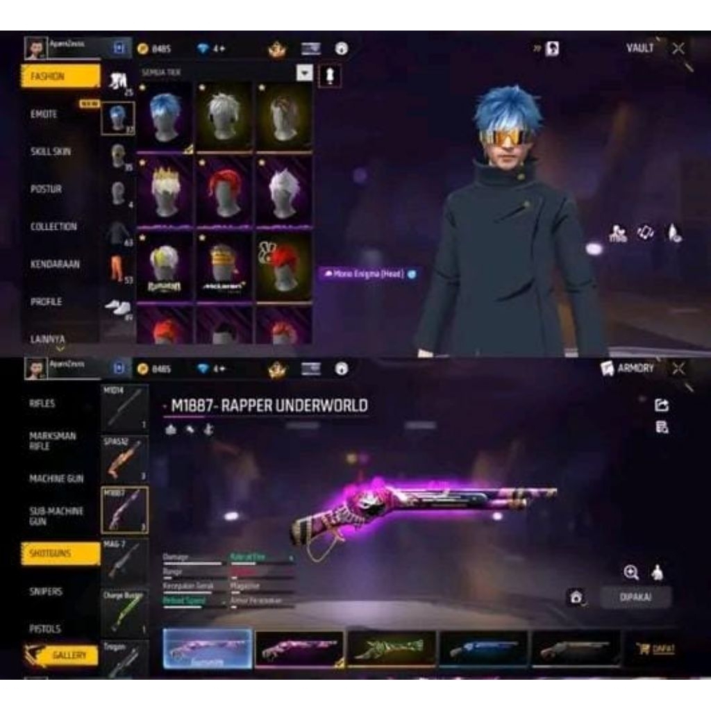 Cod Jual akun fire free terbaru mumer