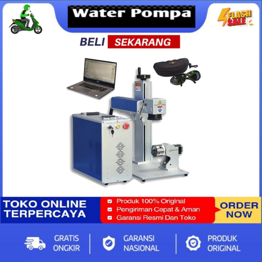 Laser Marking Fiber 30W Raycus Engraver 30Watt Mesin Fiber Laser 30Wat For Metal Portable Laser Sour