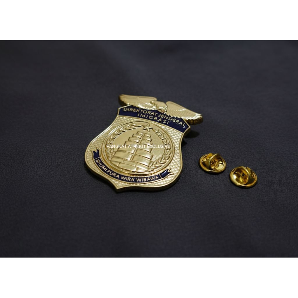 pin kewenangan imigrasi / Brevet Brivet Lencana kewenangan imigrasi terbaru premium quality