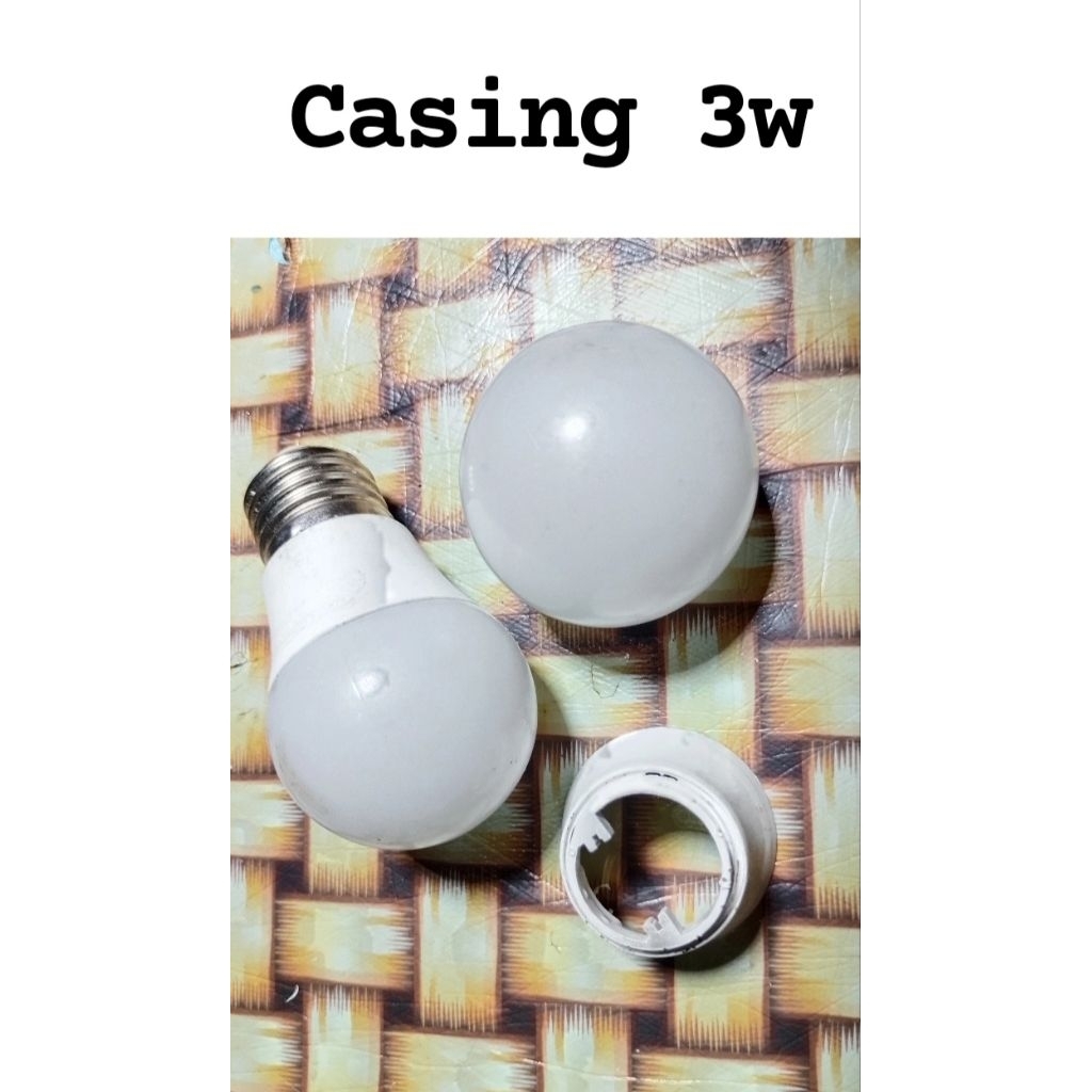 Lampu Led Off/Mati Retur Pabrik 3 Watt BULB Casing Putih Layak Rekondisi