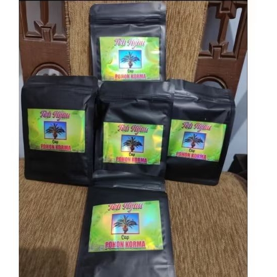 teh hijau cap pohon kurma