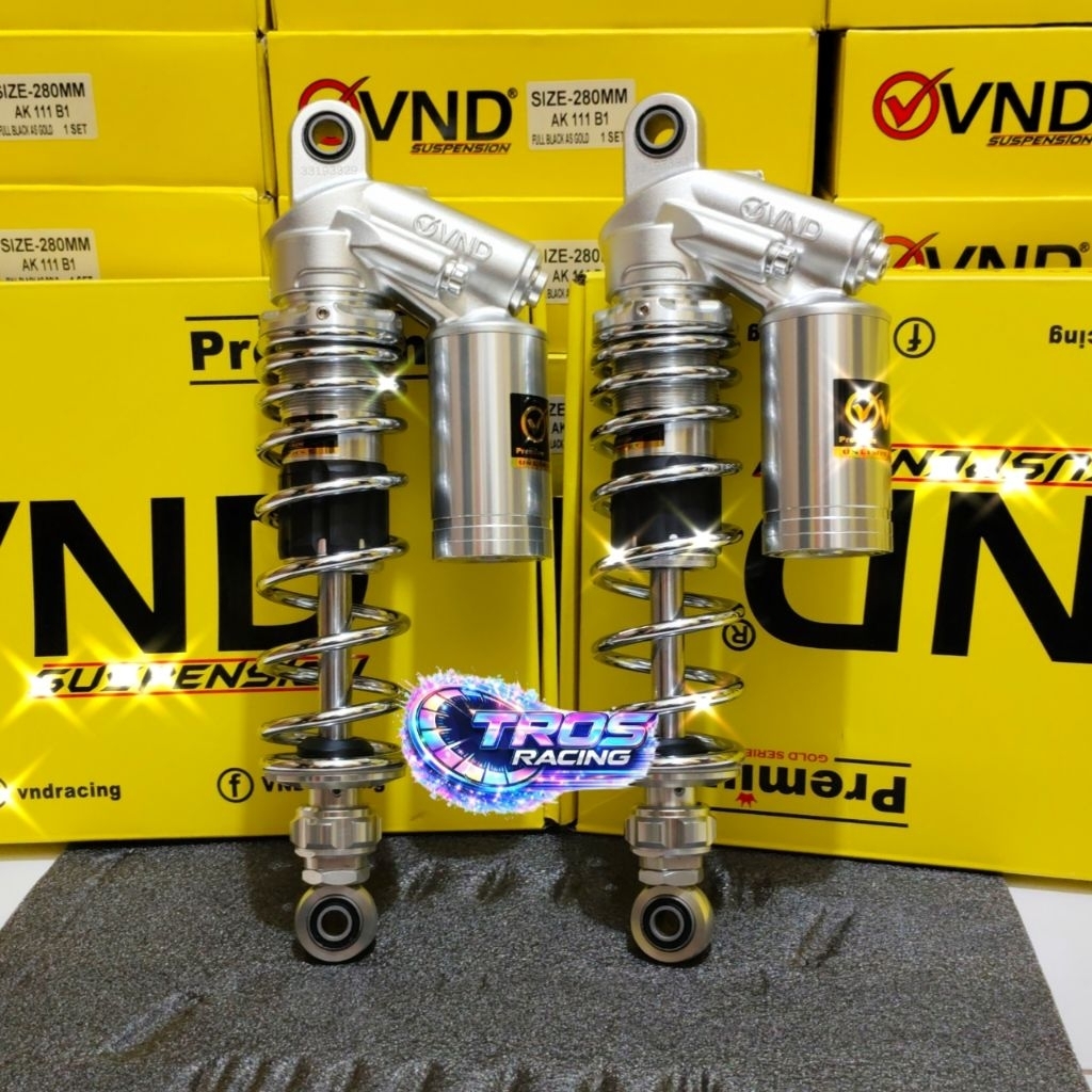 Shockbreaker Tabung Atas AK 111 B1 280mm Jupiter Z/ F1ZR/ Vega Aerox Nmax Shock VND