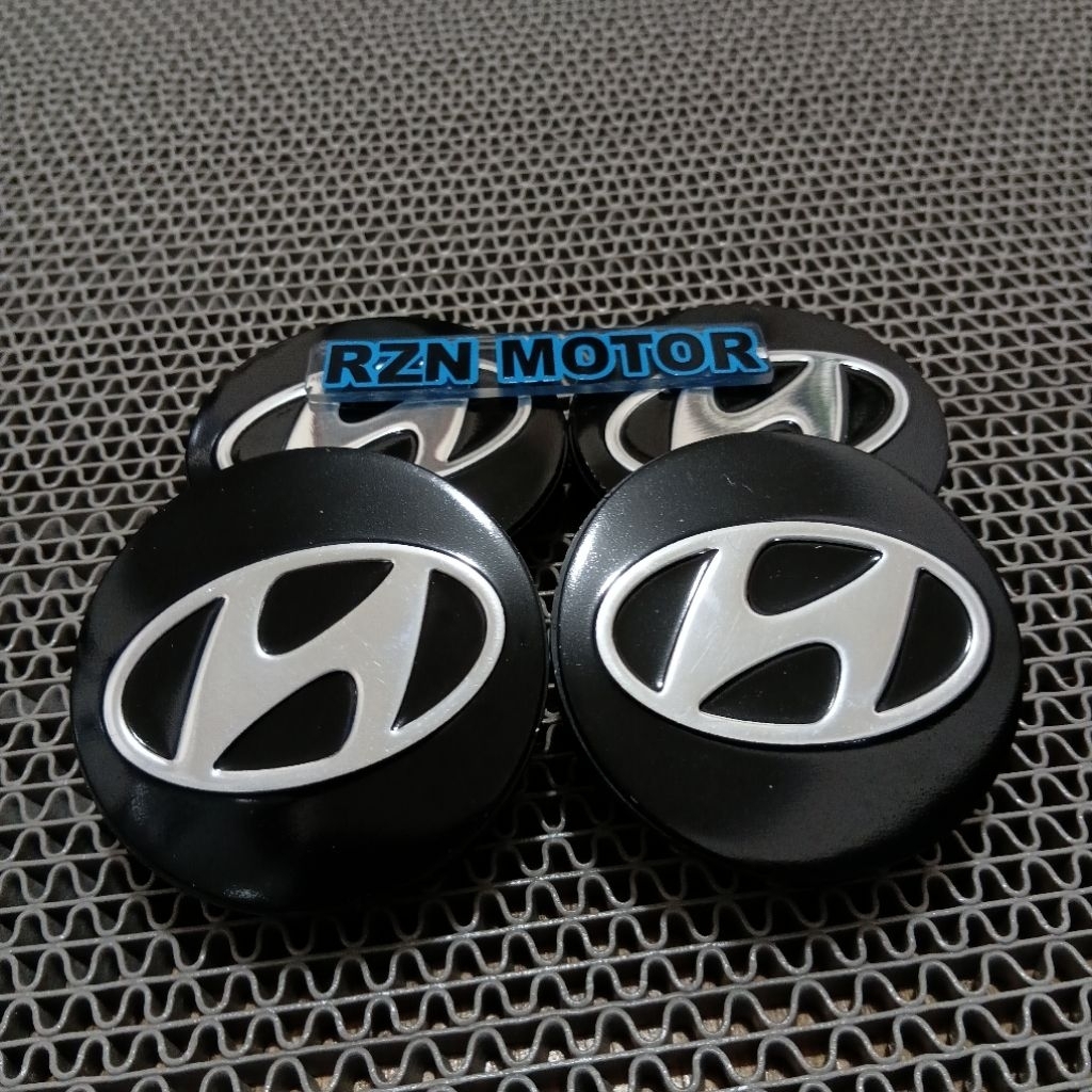 Dop roda tutup velg mobil Hyundai diameter 6 cm harga satuan