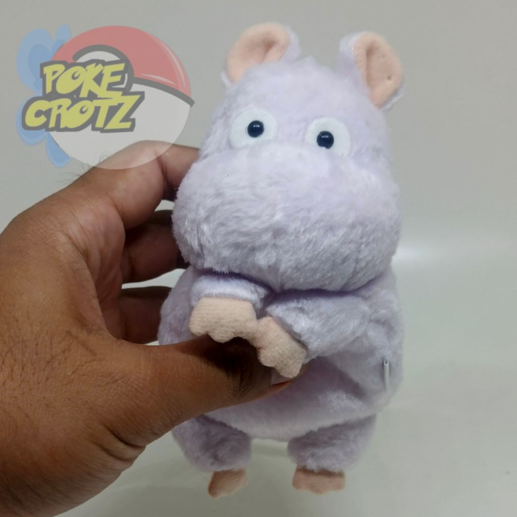 Boneka Boh sun Arrow Mouse Mascot PLUSH Fluffy Spirited Away Studio Ghibli 14cm