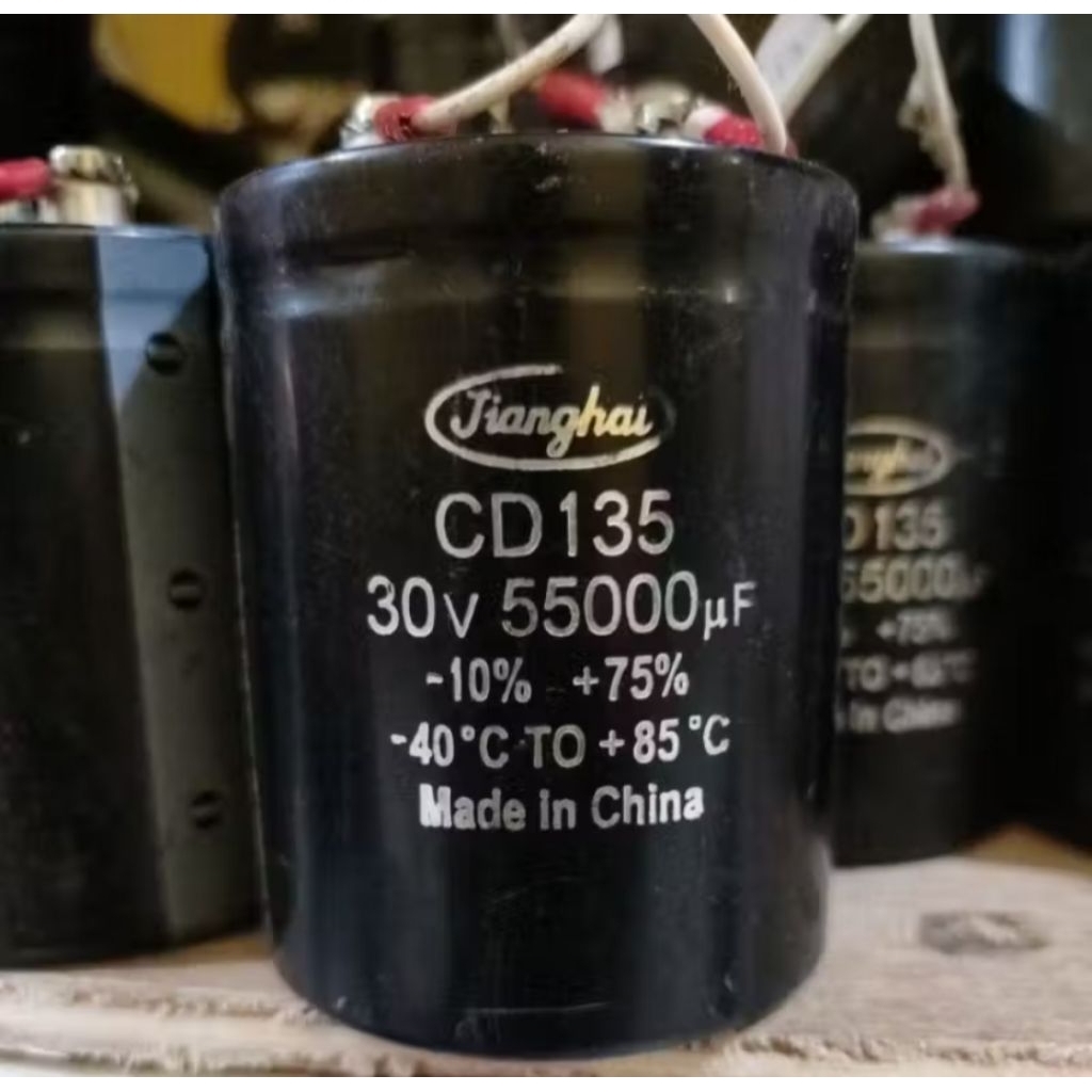 Elko kapasitor 30v 55000uf berkualitas Elco capasitor 30volt 55000uf original Elko jumbo kapasitor 3