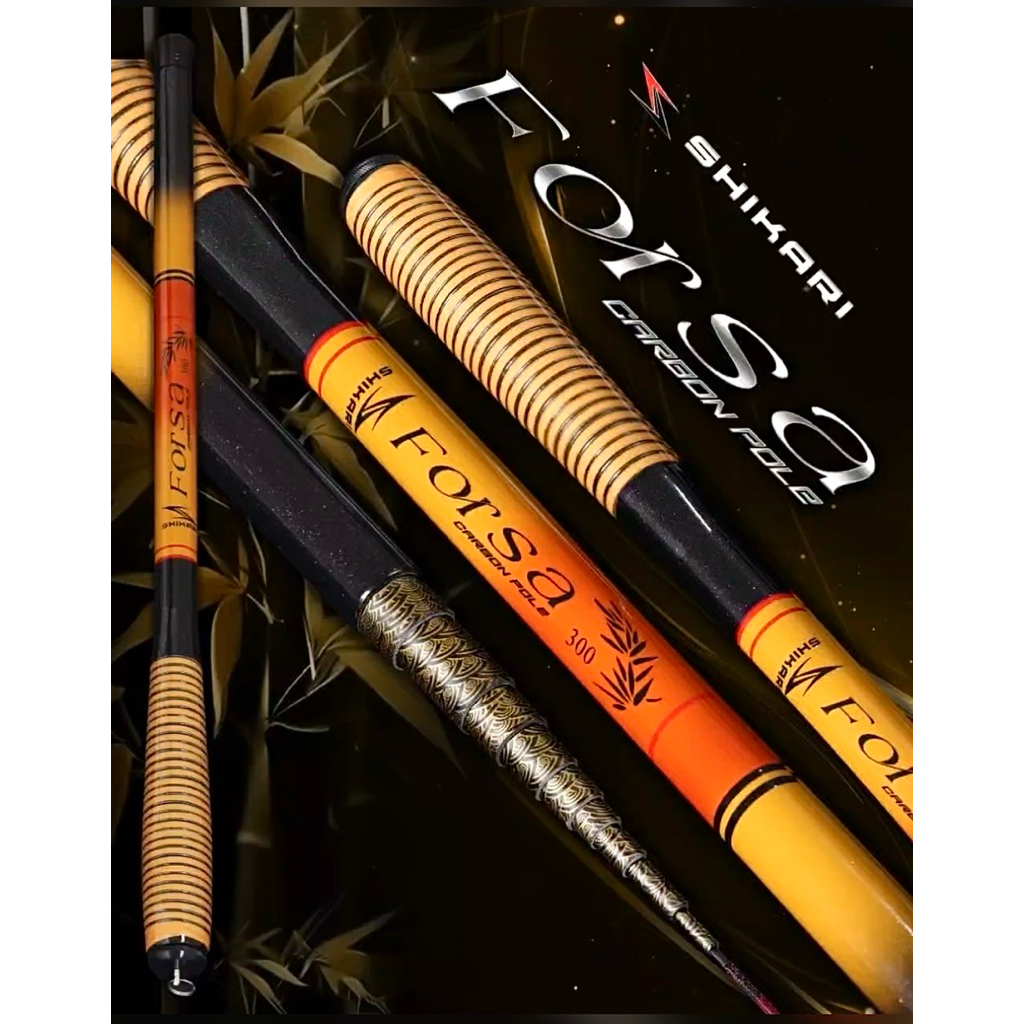 Pole Tegek Shikari Forsa 360cm Carbon Composite Ruas Pendek