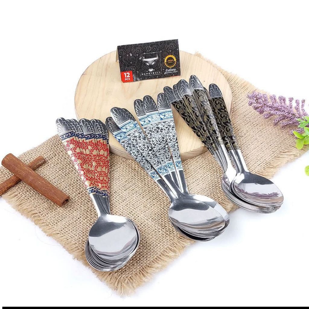 Sendok Garpu Batik (1 lusin)