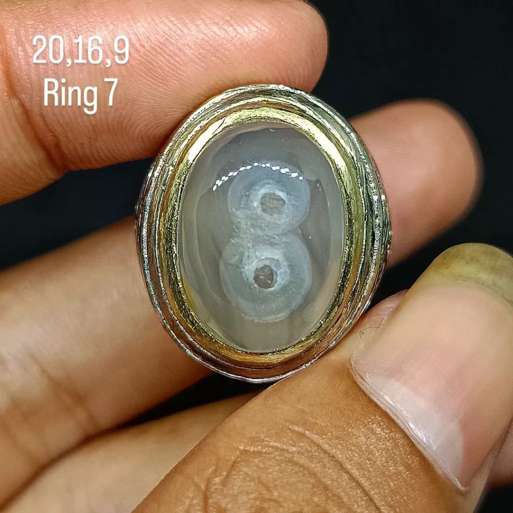 BATU AKIK MOTIF ANGKA 8 ANTIK (ASLI ALAM)