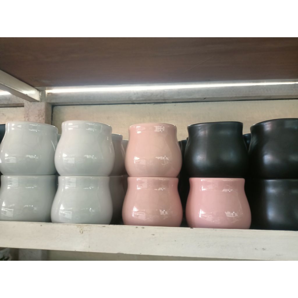 Pot keramik kaktus  - pot lucu - pot bunga - pot keramik mini