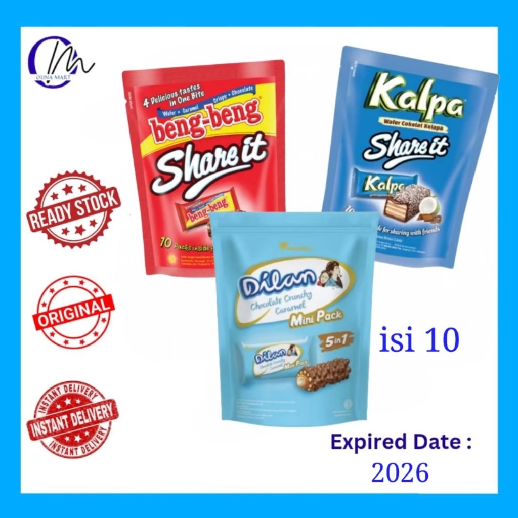 KALPA SHARE IT ISI 10 / BENG BENG SHARE IT ISI 10 PCS / DILAN SHARE IT ISI 10 PCS