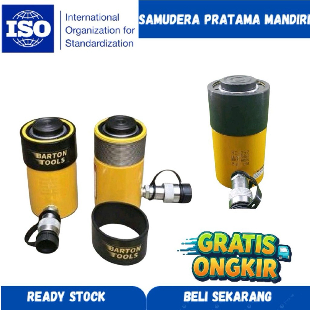 Hydraulic Cylinder 25 Ton 26mm RC-251 BARTON Hidrolik Jack 25T Silinder