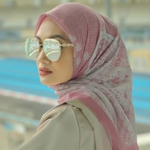 Grand Prix Fastest Lap Buttonscarves Jilbab Pink