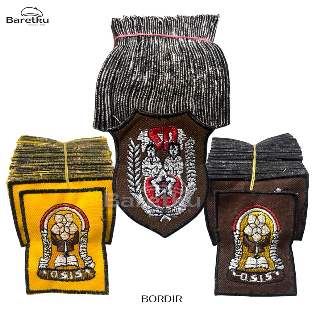 BET BORDIR SEKOLAH SD SMP SMA PRAMUKA KUMPLIT (KODIAN)