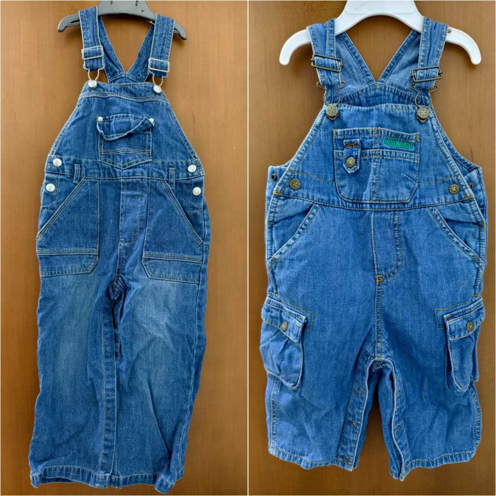 ORIGINAL OVERALL ANAK OSHKOSH BAJU KODOK JEANS SETELAN CELANA PRELOVED SECOND BEKAS KIDS JUNIOR TODD