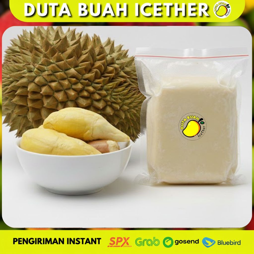 Daging Durian lokal dan montong Frozen Fruit – Buah Beku Segar Siap Konsumsi | Duta Buah Icether Ban