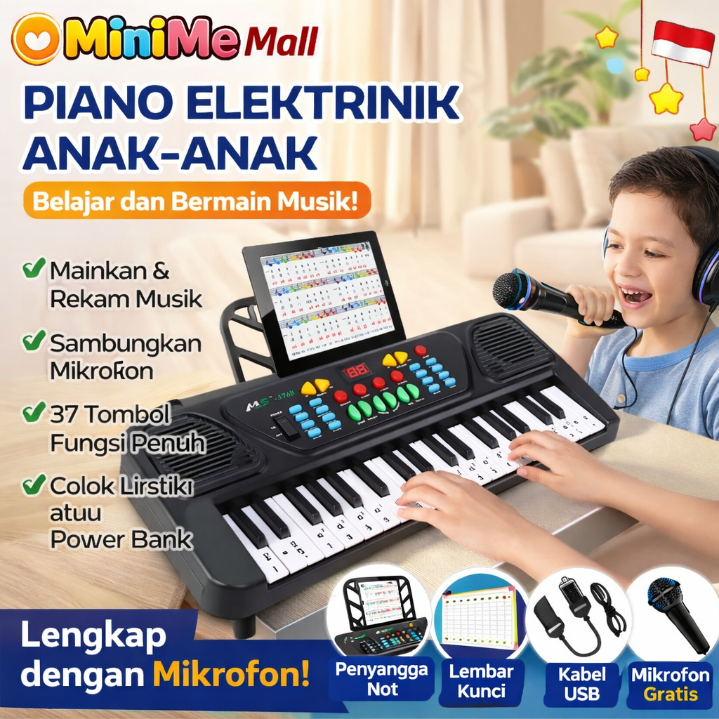 Mainan Keyboard Piano Elektronik/Multifungsi Simulasi Piano Mainan Anak Piano Untuk Pemula Piano Ele